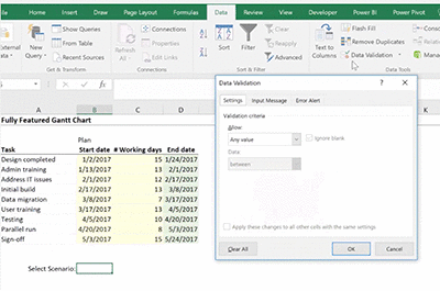 Excel Gantt Chart