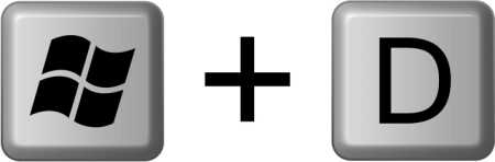 Win-D keyboard shortcut