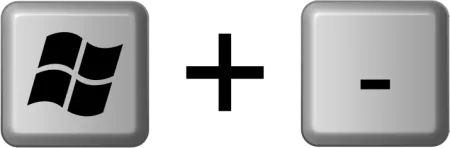 Windows-minus keyboard shortcut