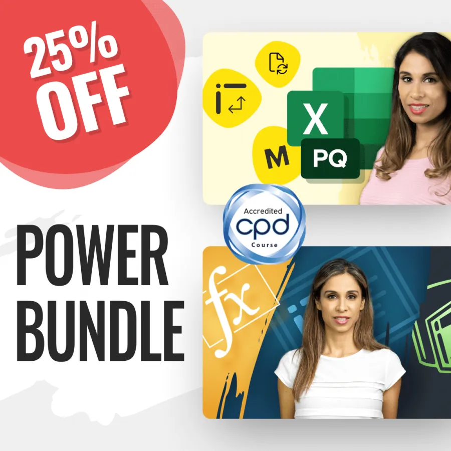 Power Excel Bundle course cover