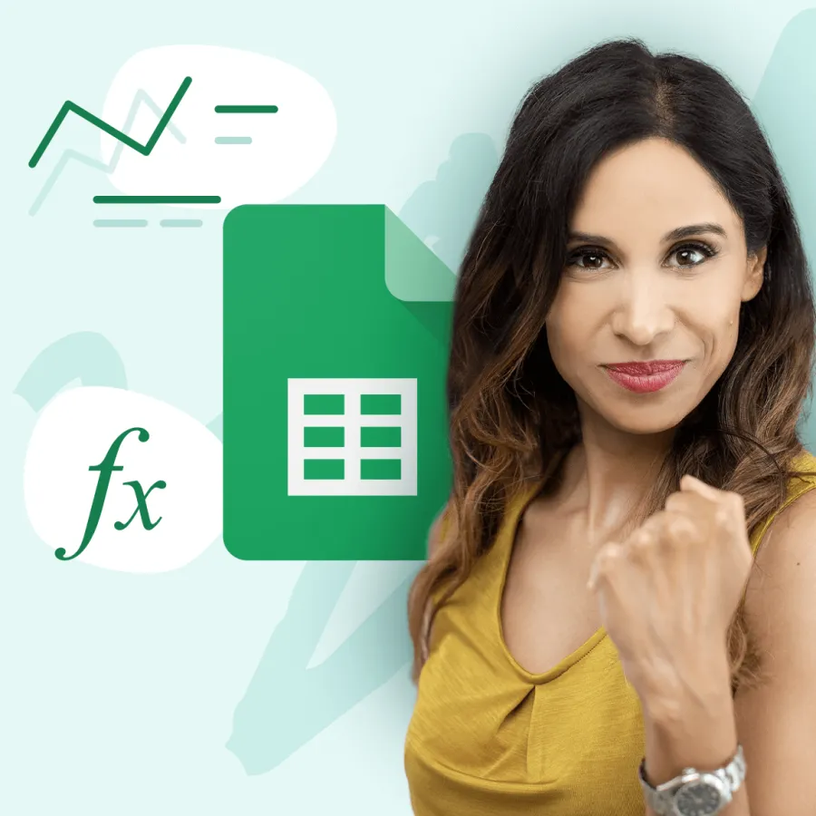 Google Sheets course cover