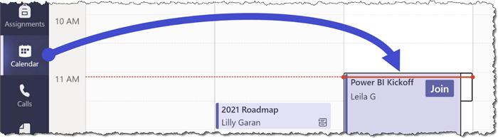 Microsoft Teams - Calendar Meeting