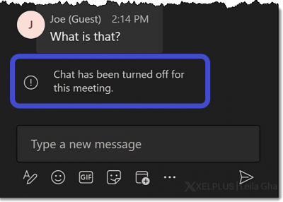 Microsoft Teams - Disable Chat